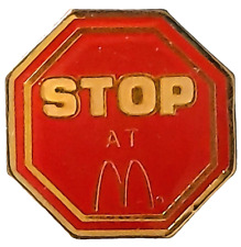McDonald's Restaurant STOP at McDonald's Lapel Pin picture