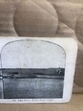 Vintage Taku Forts Pei-ho River China  Stereoview Photo picture