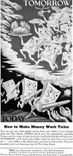Boris Artzybasheff Make Money Work Twice WICKWIRE SPENCER STEEL War Bond 1943 Ad picture