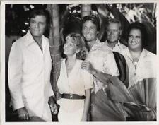 1979 Press Photo Hawaii Five-O Actors Jack Lord Sharon Farrel William Smith Etc picture