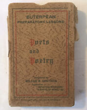 Antique EUTERPEAN Womens Club 1900's RARE Lesson Cards POETRY Wilber Derthick picture