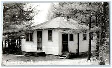 1956 Simpson's Lakeside Cottages Escanaba Michigan RPPC Photo Vintage Postcard picture