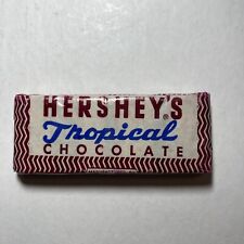 Original  Post WWII Era Hershey's Tropical Chocolate 1oz. Bar, Unopened picture