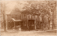 Residence of Charlotte Yeck in Browning Illinois IL House 1913 RPPC Postcard picture