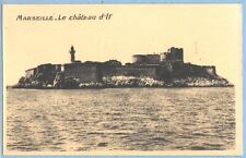 VTG 1917 Postcard Marseille, Le Chateau d'If, Island Fortress picture
