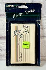 *BRAND NEW* Vintage 1980’s Bright Products Inc. Recipe Cards Unicorn Rainbow picture