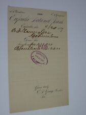 Eufaula, AL  Eufaula National Bank Vintage Invoice 1887 picture