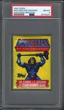 1984 TOPPS MASTERS OF THE UNIVERSE Unopened WAX Card PACK PSA 8 SKELETOR picture