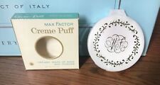 VINTAGE  MAX FACTOR HOLLYWOOD CREME PUFF MAKE UP BASE POWDER Candle Glow NEW picture