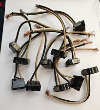 Vintage Leviton Black Snap In 2 Prong Appliance Outlet Receptacle Lot of 11 picture