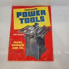 1954 Sears Craftsman Power Tools Catalog  picture