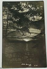Lake Bemidji 1914 Arago Minnesota to Chautauqua NY RPPC Real Photo Postcard J4 picture