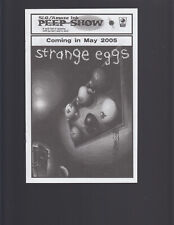 SLG / AMAZE INK PEEPSHOW v4 #3 (Strange Eggs Ashcan Preview, Newsletter) NM 2005 picture