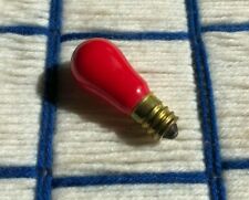 BOX of 10 CERAMIC RED NIGHT LIGHT 6S6 INDUSTRIAL indicator BULB C7 Christmas E12 picture