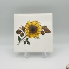 Sunflower Vintage Ceramic Tile/Trivet picture