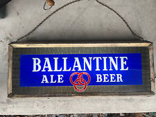 vintage ballantine lighted beer sign picture
