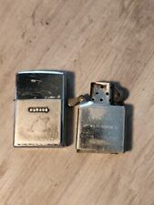 VINTAGE 2002 ZIPPO  ETCHED  LIGHTER picture