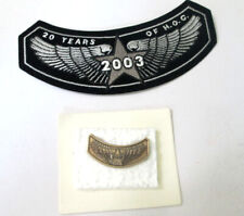 2003 HARLEY DAVIDSON OWNERS GROUP HOG H.O.G. patch and pin picture