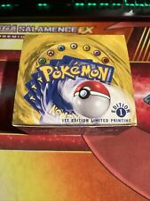 POKEMON 1ST EDITION SHADOWLESS BASE SET BOOSTER BOX ENGLISH 1999 EMPTY picture