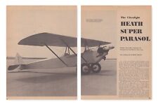 Heath Super Parasol Aircraft Report 9/1/2022g picture