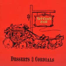 1972 Red Coach Grill Restaurant Menu Massachusetts Rhode Island Connecticut NY picture