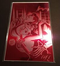 Archie BETTY VERONICA VENUS 19 Horror Supernatural Strange METAL Red Etched 1/1 picture