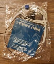 Vintage PAN AM Airlines Complementary First Class Headphones - Never Opened picture