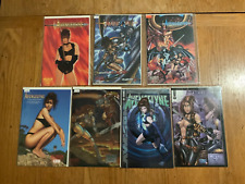 Lot Of 7 Avengelyne Comic Books Mixed Titles Chromium Cosplay covers picture