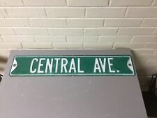 VINTAGE METAL RAISED LETTER STREET SIGN “CENTRAL AVE” 30” 2 AVAILABLE picture