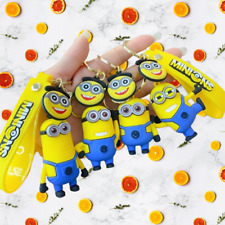 Minion From Despicable Me Rubber &  Metal Keychain Disney New Fast Shipping picture