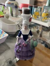 RARE ANTIQUE PORCELAIN FIGURAL LAMP BASE MARKED 12371 GERMANY picture