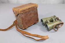 WWI German Binoculars Fernglas Feldglas 08 with Leather case picture