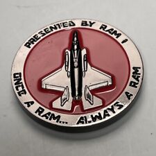 US Air Force 34th Fighter Squadron F-22 Stealth Rude Rams Challenge Coin picture