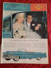 1955 VTG Original Magazine Ad CADILLAC For The Finest Days of Your Life Married picture