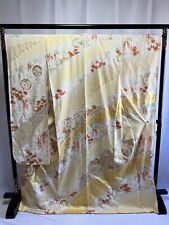 Vintage Japanese Silk kimono - Furisode Kimono robe picture