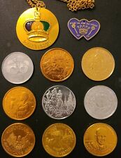 Lot of 11 Mardi Gras Tokens New Orleans LA Krewe 60s 70s 80s Gemini CNG Hermes picture