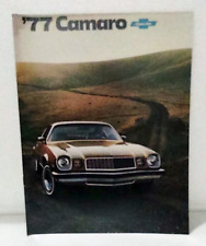 Vintage 1977 Chevrolet Camaro Auto Sales Catalog Brochure picture