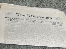 JEFFERSONIAN 1917-1918. Jefferson High School, Los Angeles newspaper. 24 issues picture