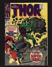 Thor #142 FNVF Kirby Super-Skrull Loki Balder Sif Warriors Three picture