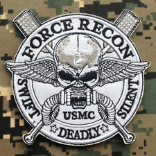 US MARINES FORCE RECON SWIFT DEADLY NAVY TACTICAL HOOK PATCH BADGE  picture