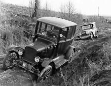 1927 Cars on the Road to Bothell, Washington Vintage Photo 8.5