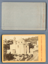 J.A., Palestine, Nazareth, Chapel of Mensa-Christi Vintage CDV albumen. Vinta  picture
