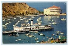 1964 S.S Catalina And The Catalina Casino Avalon Catalina Island CA Postcard picture