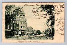 Pottstown PA-Pennsylvania, Auditorium, High School, Vintage c1906 Postcard picture