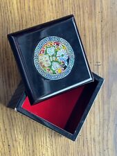 Vintage Asian Lacquered Jewelry Trinket Box picture