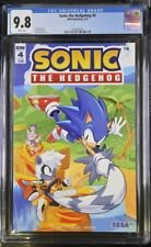 Sonic THE HEDGEHOG #4 COVER A CGC Graded 9.8 SEGA GAME SERIES IDW Comics picture