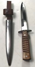 WWI GERMAN FIGHTING KNIFE & SCABBARD picture