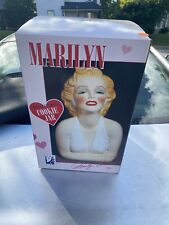Vintage Marilyn Monroe Clay Art Bust Statue Cookie Jar Fired with High Gloss '96 picture