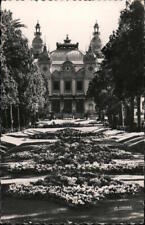 Monaco 1955 RPPC Monte Carlo,Les Jardins Et Le Casino Real Photo Post Card picture