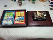 Vintage Giftco Playing Card Holder 1917 Ford Model T  Wood Box With Cards SEALED picture